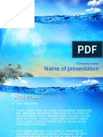 Company presentation slides template