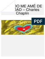 Cuando Me Amé de Verdad – Charles Chaplin