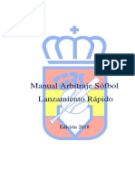 Manual Arbitraje Sófbol (FP) RFEBS - 2018