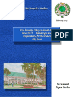 U.S. Ssecurity Ppolicy Iin Ssouth Aasia Since 9/11 - Cchallenges Aand Implications Ffor Tthe Ffuture