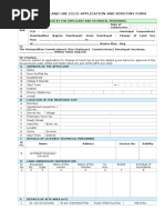 Change of Land Use (Clu) Application and Scrutiny Form: (Use Capital Letters Only)