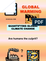 Global Warming Quantification