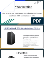 HP Workstation: Give Wings To Your Creative Aspirations, by Selecting From An Assortment of HP Workstations We Offer