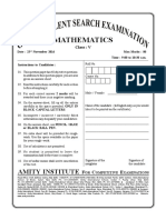 Global Talent Search Examination - Mathematics Practice