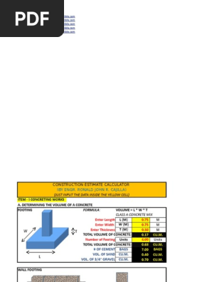 Const Estimate Made Easy