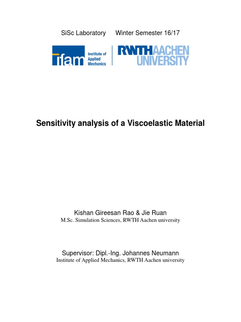 Sisc Lab 16 17 Report PDF | PDF | Viscoelasticity | Chemical Product ...