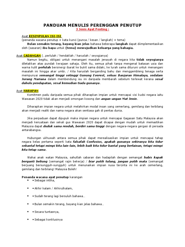Rumusan Dan Pemahaman Pdf