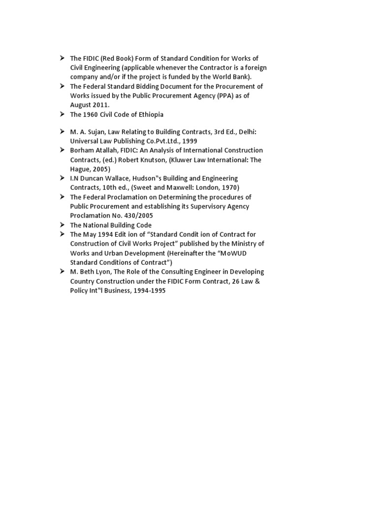 Key Legal Frameworks for Civil Engineering Contracts | PDF