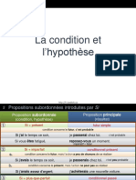 Condition Et Hypothese
