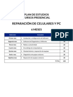 Silabus Curso Presencial Reparacion de Celulares y Pcs