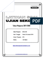 Prediksi Soal Usbn Biologi 2018 2