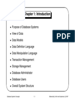 Chapter 1: Introduction: Database Systems Concepts 1.1 Silberschatz, Korth and Sudarshan C 1997