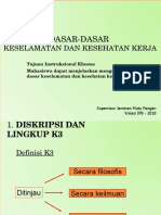 K3 - Dasar-Dasar K3 - 2018