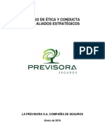 Codigo de Etica para Aliados de Previsora Seguros Definitivo 9 de Enero 2019