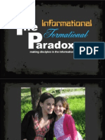 Information/Formation Paradox Powerpoint