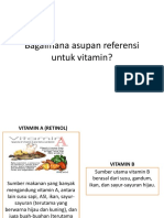 Asupan Ref Vitamin