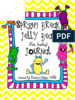 Spring Break Jelly Bean (Flat Stanley) Journal: Created By: Klooster's Kinders ©2016