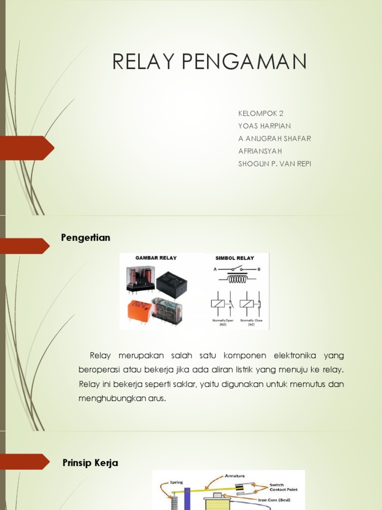 Jenis-Jenis Relay dalam Jaringan Distribusi | PDF | Sains & Matematika ...