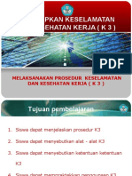 2.melaksanakan prosedur k3