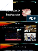 Introduction To Prostho