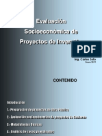 Evaluación socioeconómica de proyectos