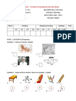 15 de Thi Hoc Ky 2 Mon Tieng Anh Lop 3 Co Dap An PDF