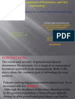 Periodonta MX of Bleediing Disorders