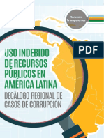 Uso Indebido de Recursos Públicos en América Latina