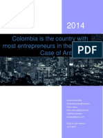 Colombia's Entrepreneurial Spirit: A Case Study of Antioquia