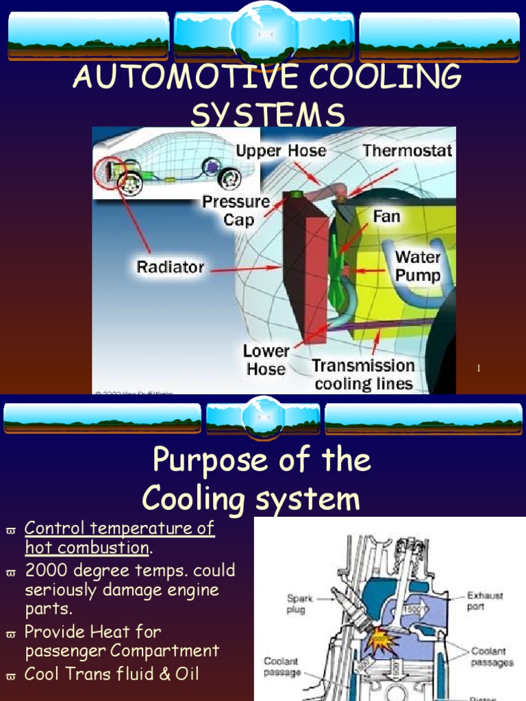 Car Cooling System Overview and Components | PDF | Radiator | Chemical ...