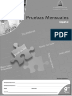 Pruebas Formativas Español 9no Grado PDF