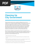 Lightfoot "Cleaning Up City Government" Policy