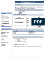 Noorullah Noonari: Academic Profile