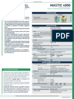 Especificación Técnica de Epoxi