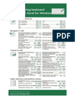 50 Time-Saving Keyboard Shortcuts in Excel For Windows