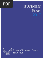 Business Plan 2017