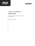 OpenText Media Management 16.3 - Installation Guide English (MEDMGT160300-IGD-EN-07) PDF