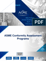 Conformity Assessment ASME