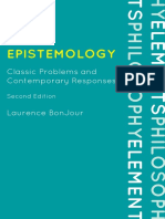 BONJOUR, Laurence. Epistemology - Classic Problems and Contemporary Responses