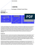 Advantages and Disadvantages of Metal Cored Wires