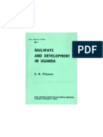 A. M. O'Connor - Railways and Development in Uganda PDF