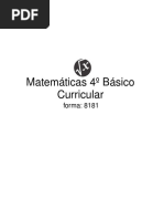 Evaluación eje de numeracion