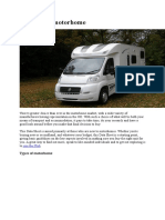 Choosing A Motorhome