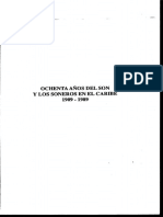 Ochenta Años Del Son y Los Soneros en El Caribe 1909 - 1989 PDF