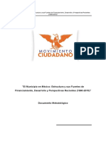 Estructura y financiamiento del municipio mexicano (1990-2015