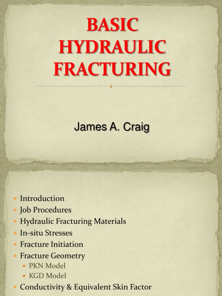 Basic Hydraulic Fracturing PDF | Download Free PDF | Hydraulic ...