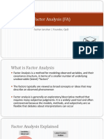 Factor Analysis 