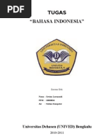 Download Tugas bahasa Indonesia by Duadua Mata SN40578999 doc pdf
