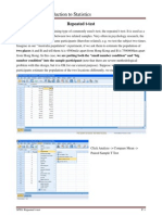 Repeated - Ttest SPSS Notes