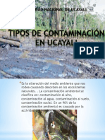 4 Tipos de Contaminación